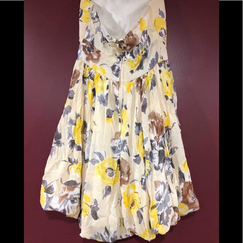 Yellow flower dress
